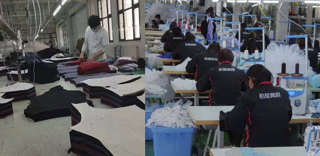 Before Big producting ,We Will Make Mold, then Arrange Sewing .The Mold Is Based On The Key Of Cloth,Especlai In Dance Yield