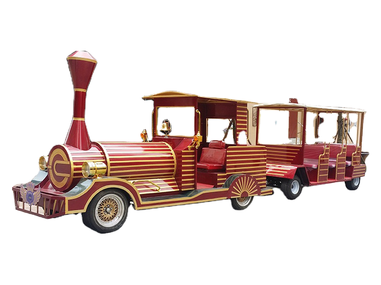 Children's cheerful electric train