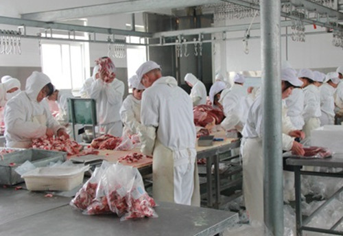 牛肉切条处理