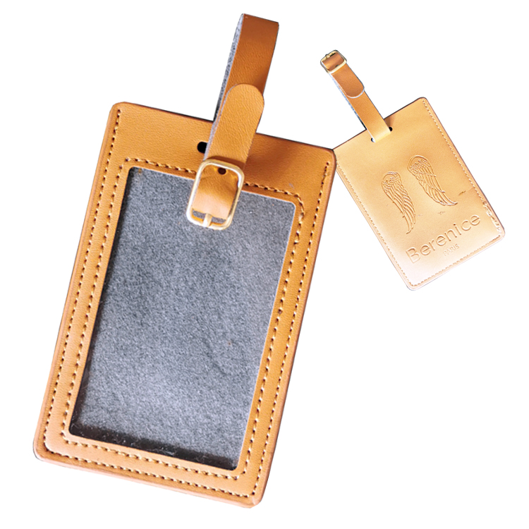 leather Hangtag for suitcase