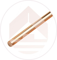 Pure copper ground rod