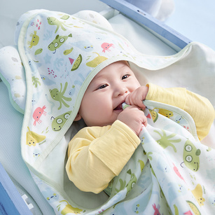 婴儿包被抱被新生儿盖被襁褓婴幼儿睡袋纯棉四季款春夏