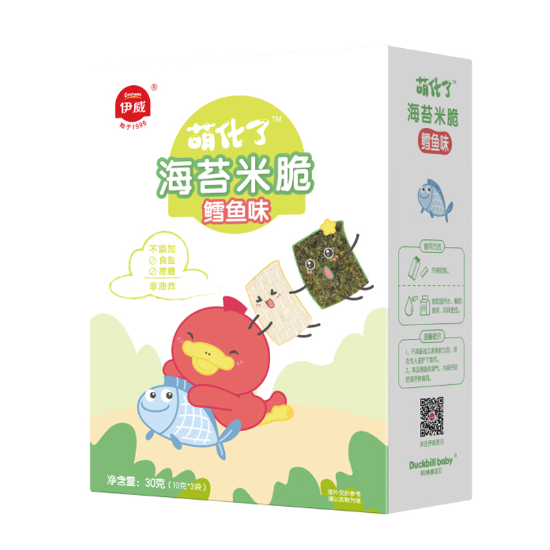 鳕鱼味海苔米脆 30g