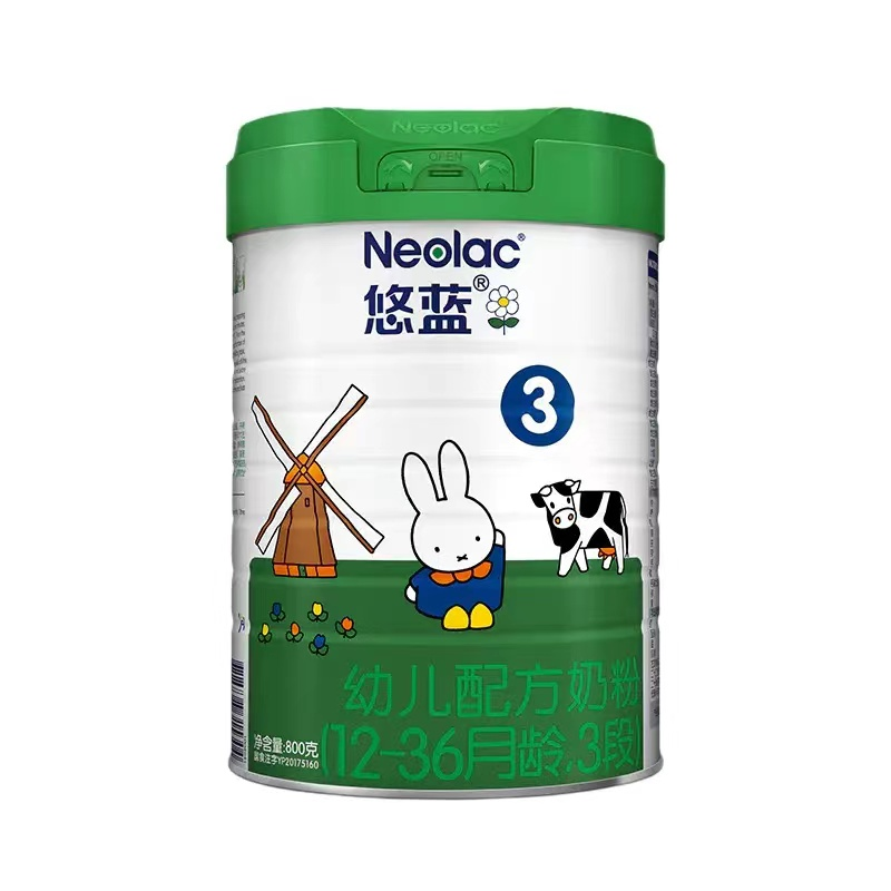 悠蓝有机幼儿配方奶粉3段800g