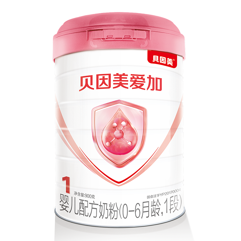 贝因美爱加婴儿配方奶粉1段 900g