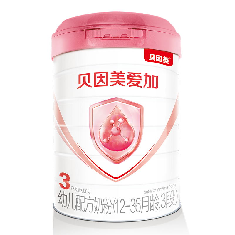 贝因美爱加幼儿配方奶粉3段 900g