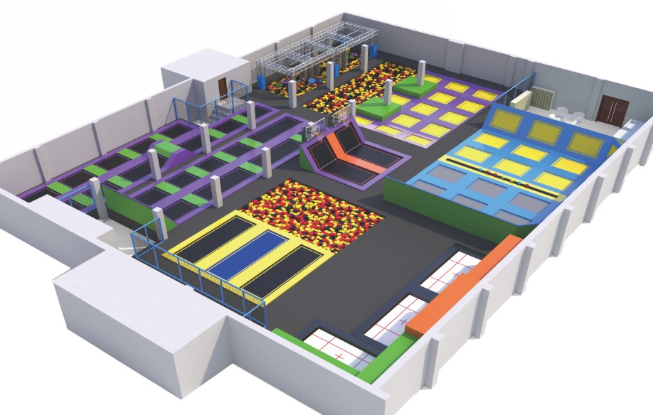 多功能组合蹦床