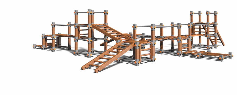 高低延展体能游戏