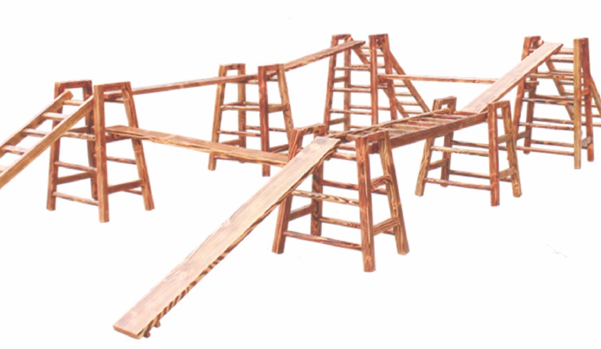 一体化户外游戏体能梯