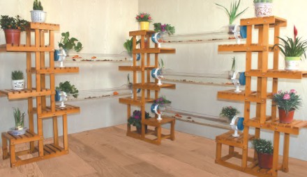 直角花架版鱼花共生系统