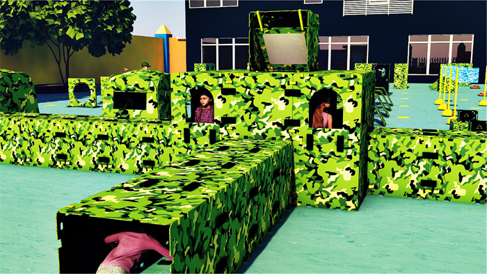 户外国防主题游戏丨国防教育从娃娃抓起，让红色基因代代相传...