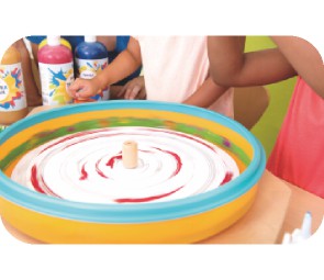 色彩魔法盘圆形纸