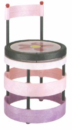 Gitre粉色音乐椅