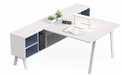 L形双人位办公桌