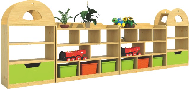 组合玩具柜E（不含塑料筐）