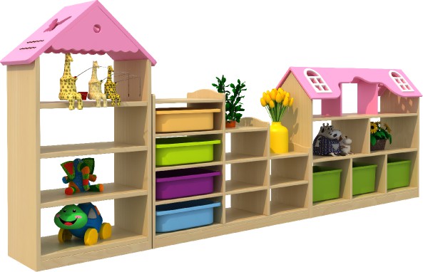 组合玩具柜D（不含塑料筐）