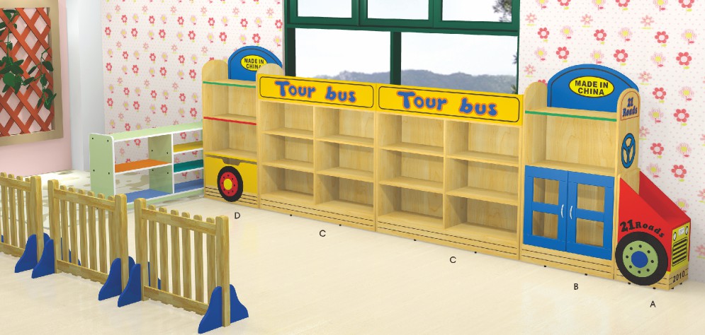 天线宝宝造型玩具柜