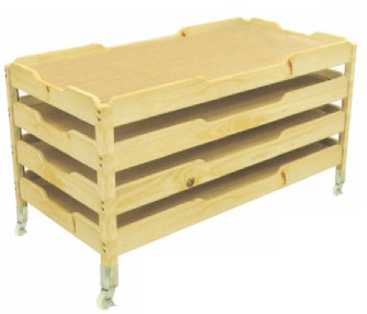 环保原木活动床