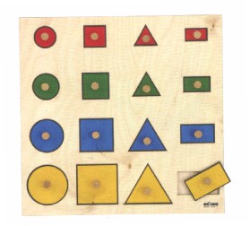 几何图形嵌板游戏