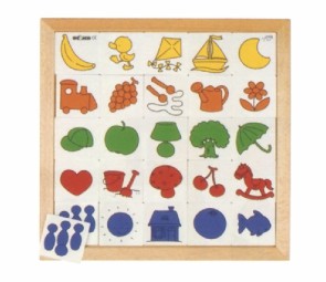 幼儿综合配对系列游戏-颜色配对