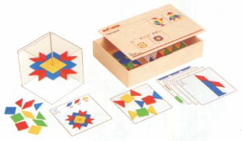 几何拼块组图游戏