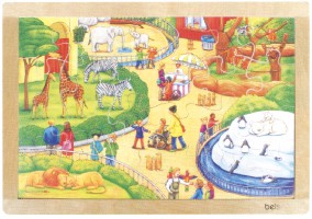 框架拼图-动物园