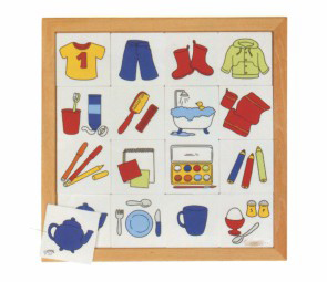 幼儿园综合配对游戏系列-关联物品