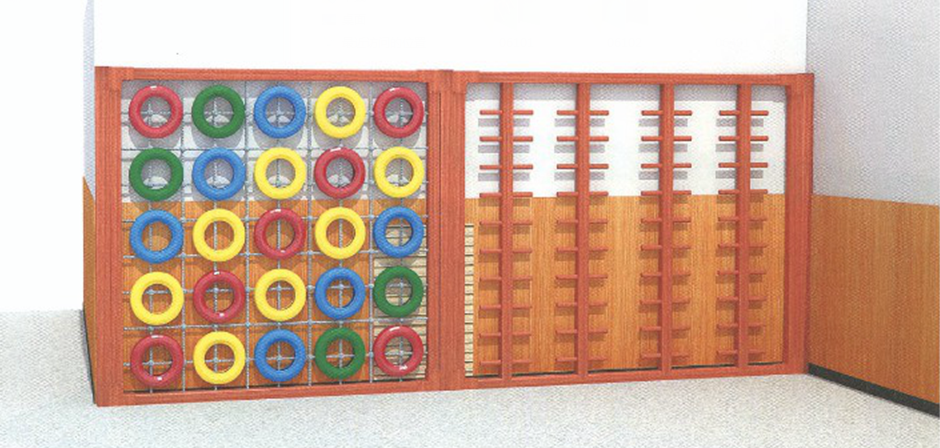 室内、户外木制攀爬组合A