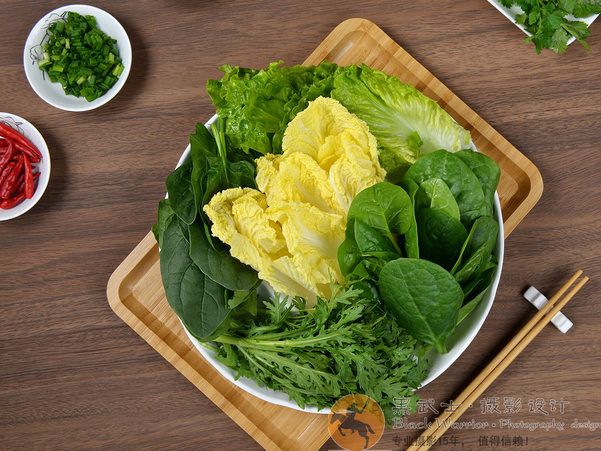 素菜拼盘拍摄-美食摄影