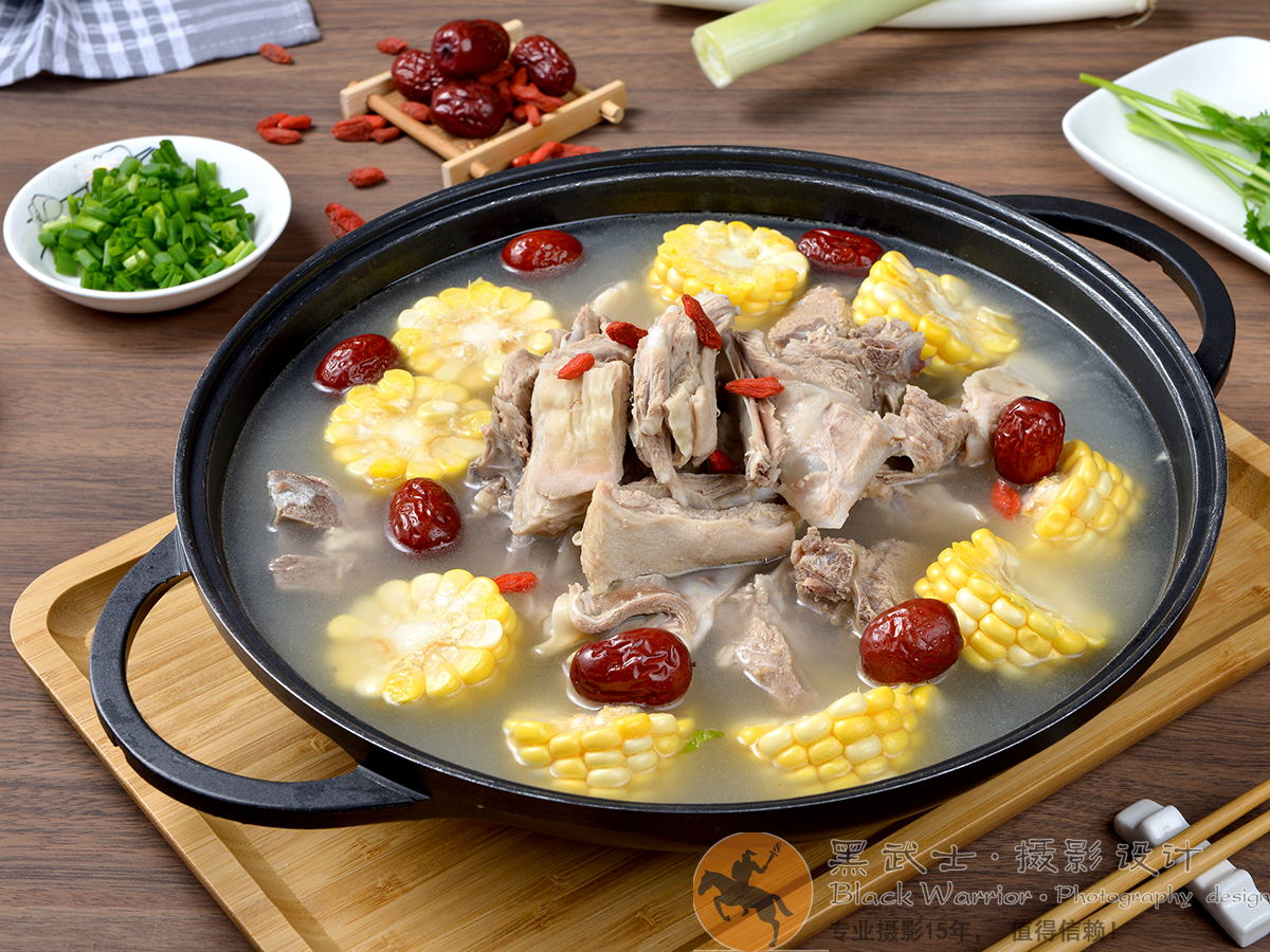 铁锅羊肉煲-西北美食摄影