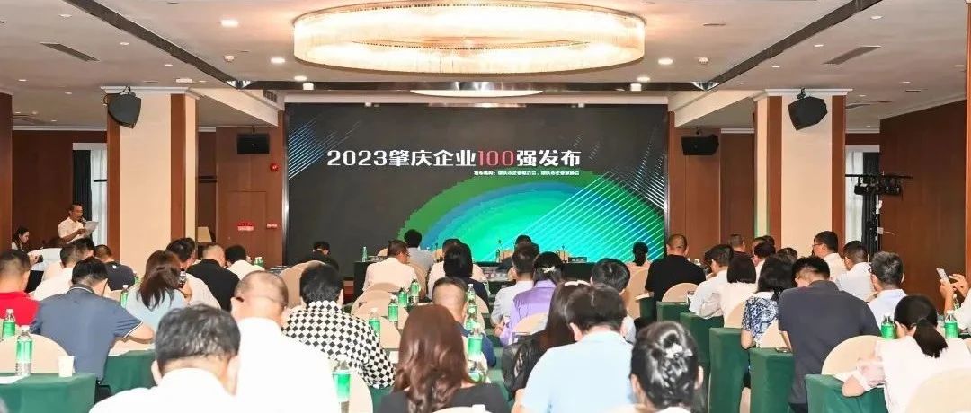 “2023年肇庆企业百强”榜单出炉，这家...