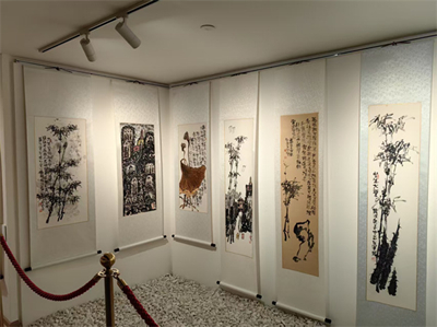 笔墨问道自然 五法共绘丹青  ——“青城玄黑，五形相生”五人书画展在味江...