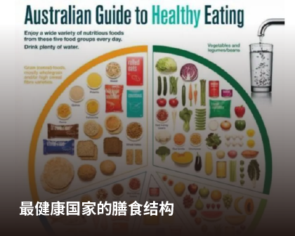 最健康国家的膳食结构分享图