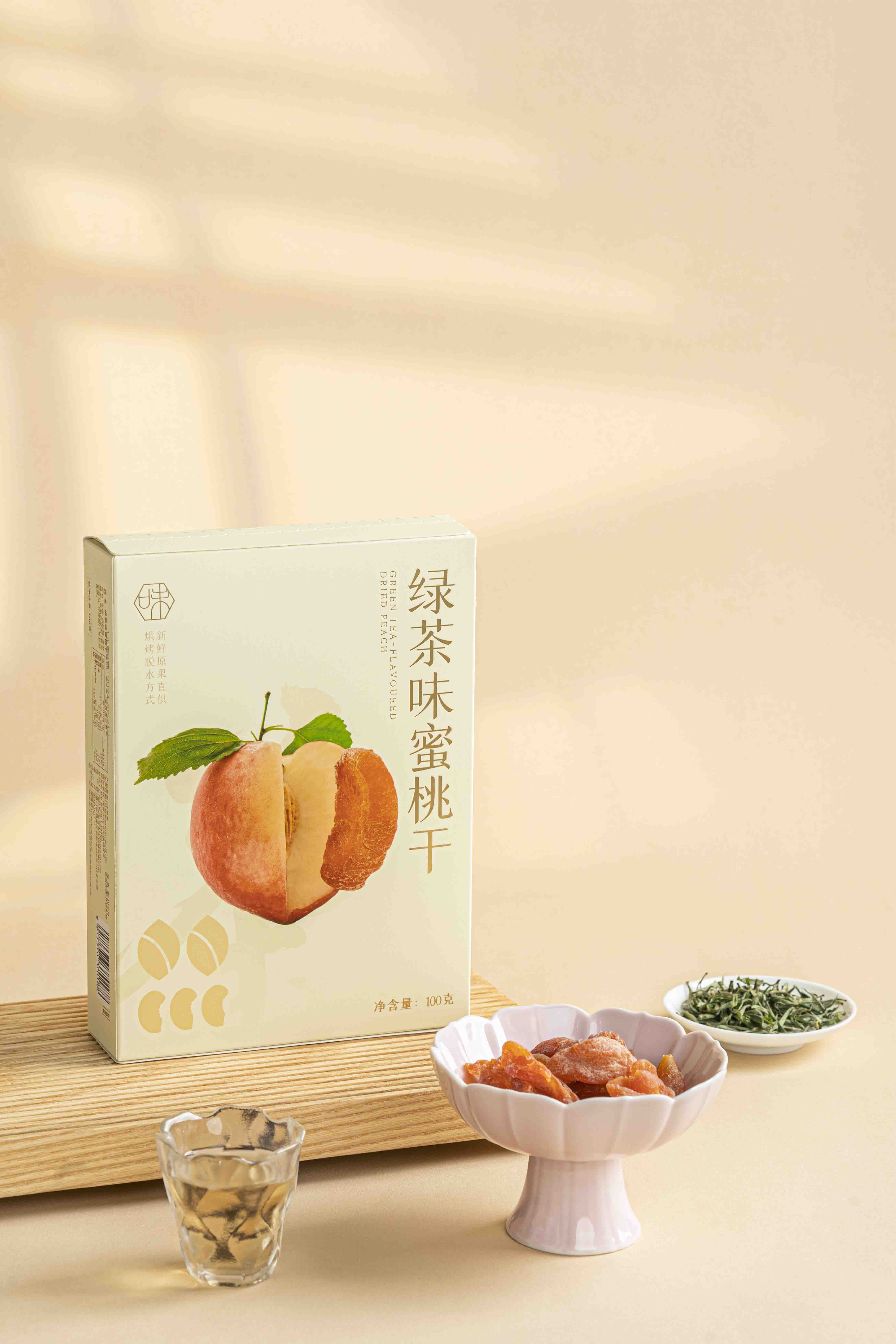 绿茶味蜜桃干