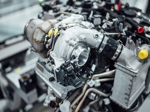 What role does turbocharging play in a diesel generator set?