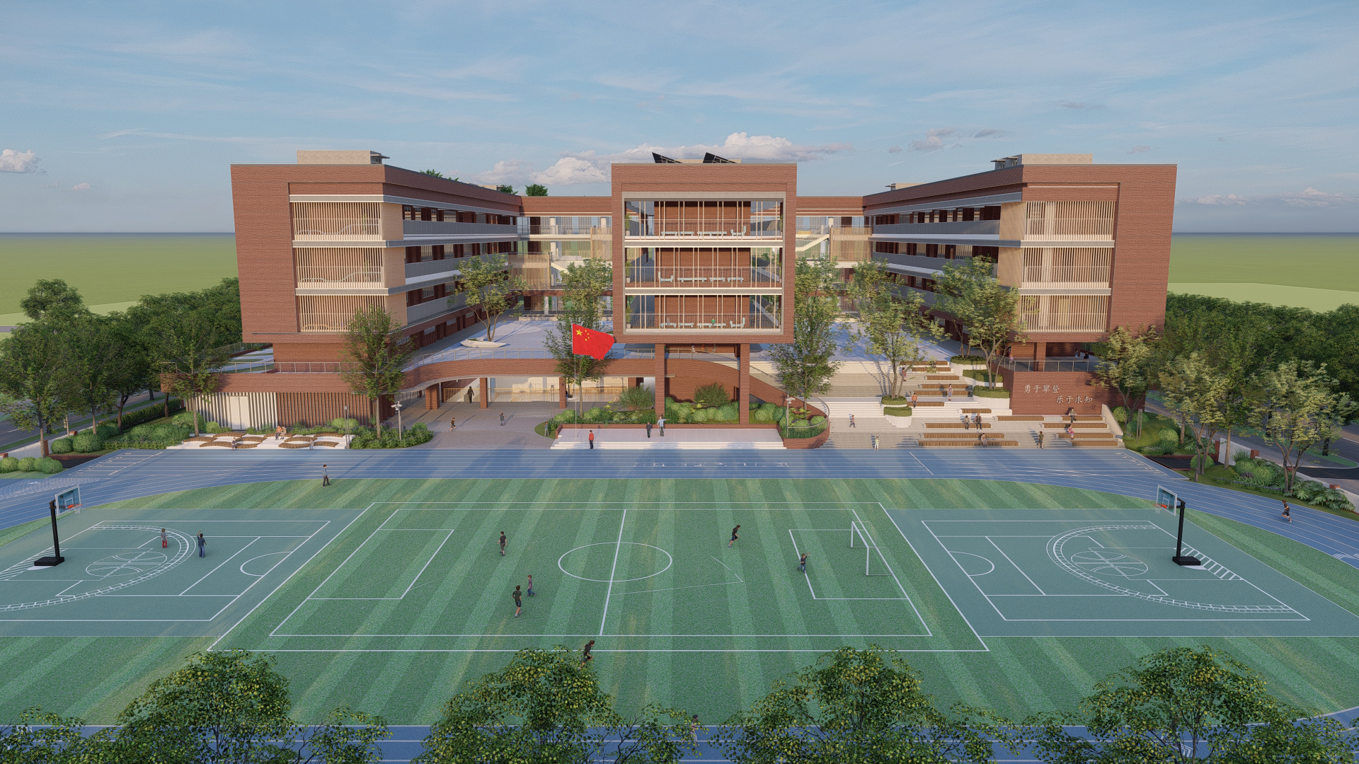珠海华润置地广场配建小学示意图1