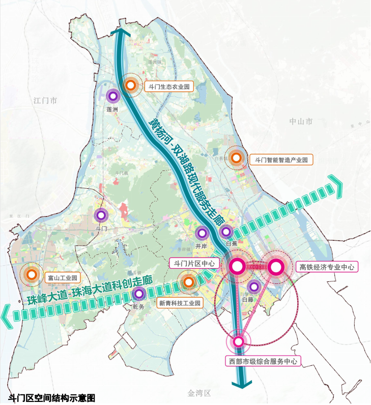 珠海斗门镇最新规划图图片