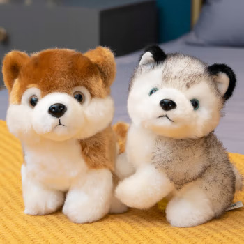 Husky plush toy doll cute super cute dog puppy doll