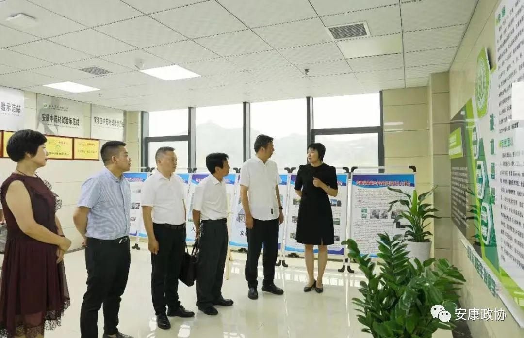 陶柏林调研指导安康市中药材试验示范站建设工作