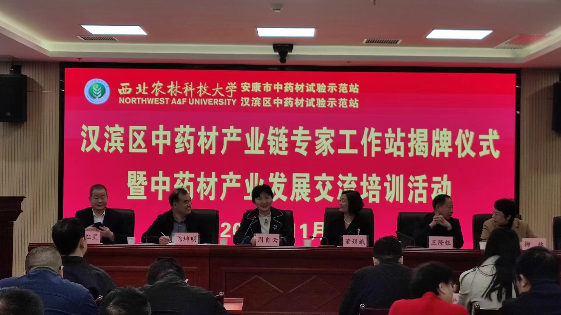 汉滨区中药材产业链专家工作站挂牌成立