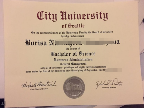 美国西雅图大学毕业证样本-定制展示购买