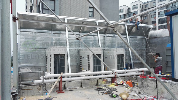 金味德集团屋面空调机组降噪工程01