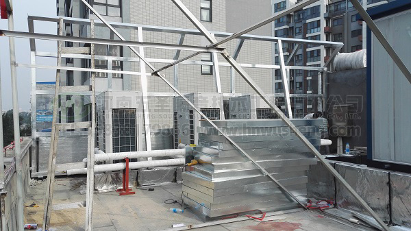金味德集团屋面空调机组降噪工程02