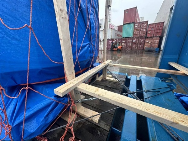 有象国际货运成功运作低温液体贮罐国际海运从上海到泰国林查班7