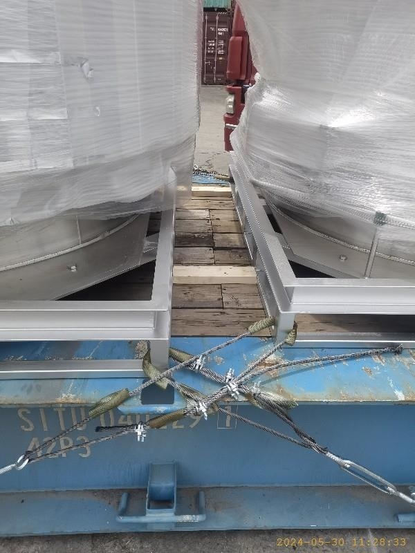有象国际货运成功运作低温液体贮罐国际海运从上海到泰国林查班8