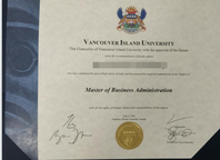 加拿大温哥华岛大学毕业证样本图片