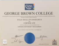 加拿大乔治布朗学院毕业证样本展示模板