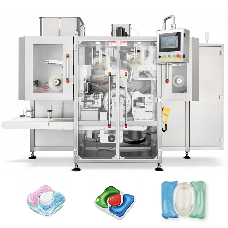 Automatic detergent pod/capsule packing machine