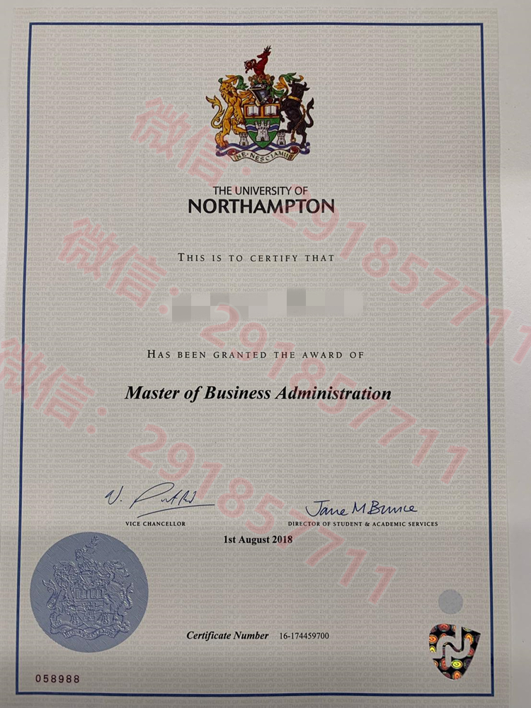 北安普顿大学毕业证University of Northampton20181_副本