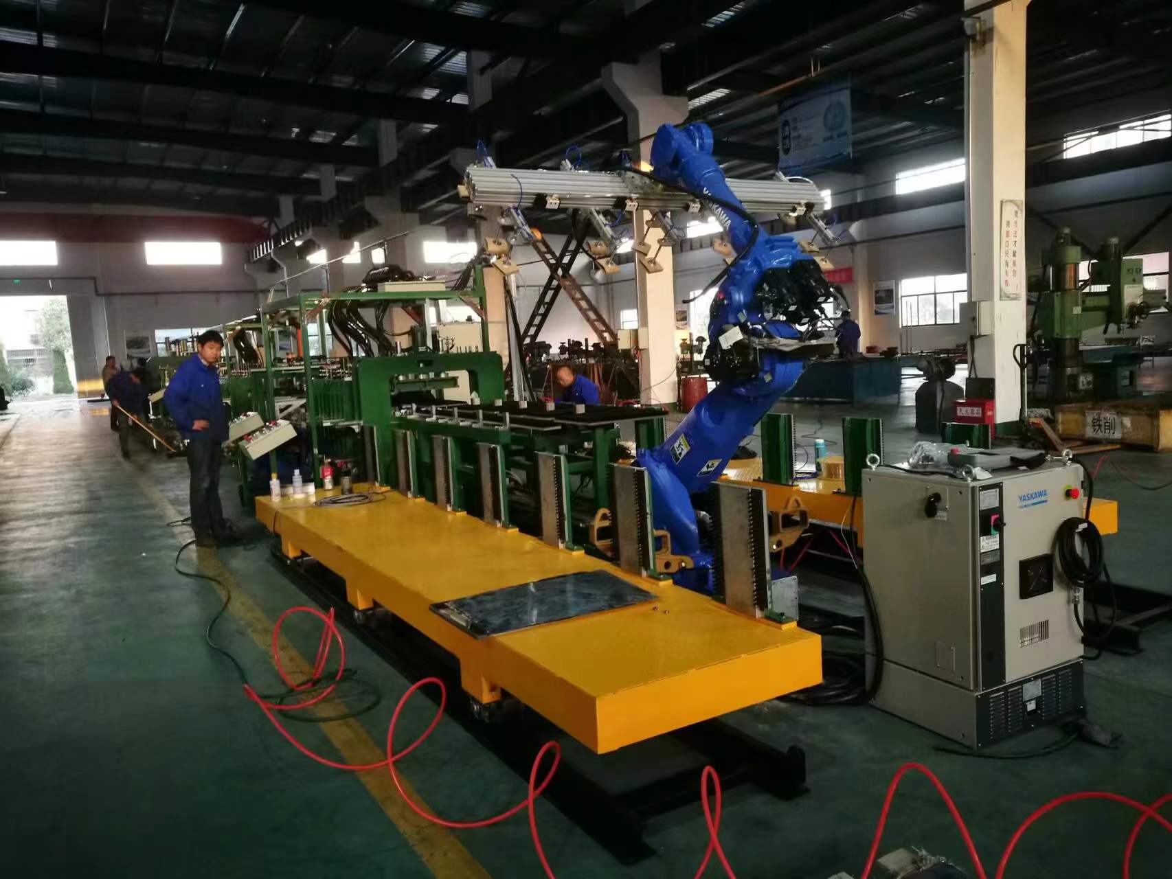 refrigerator  freezer  inner  liner side panel  forming  line